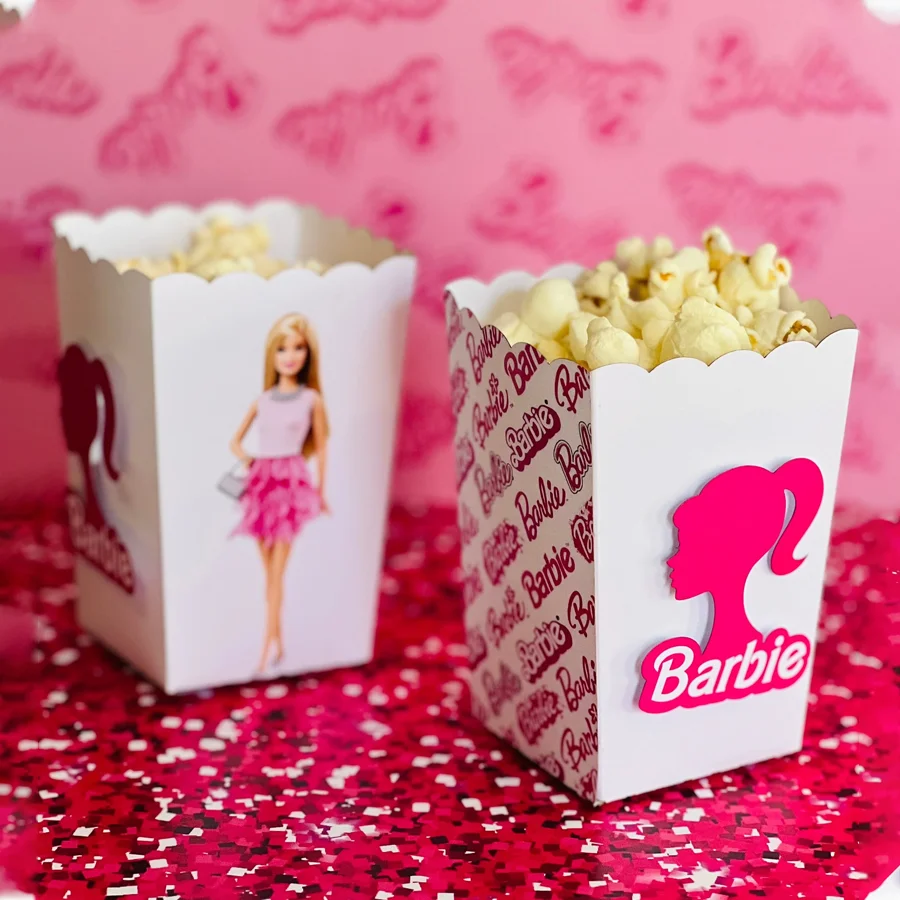 Custom Barbie Popcorn Box